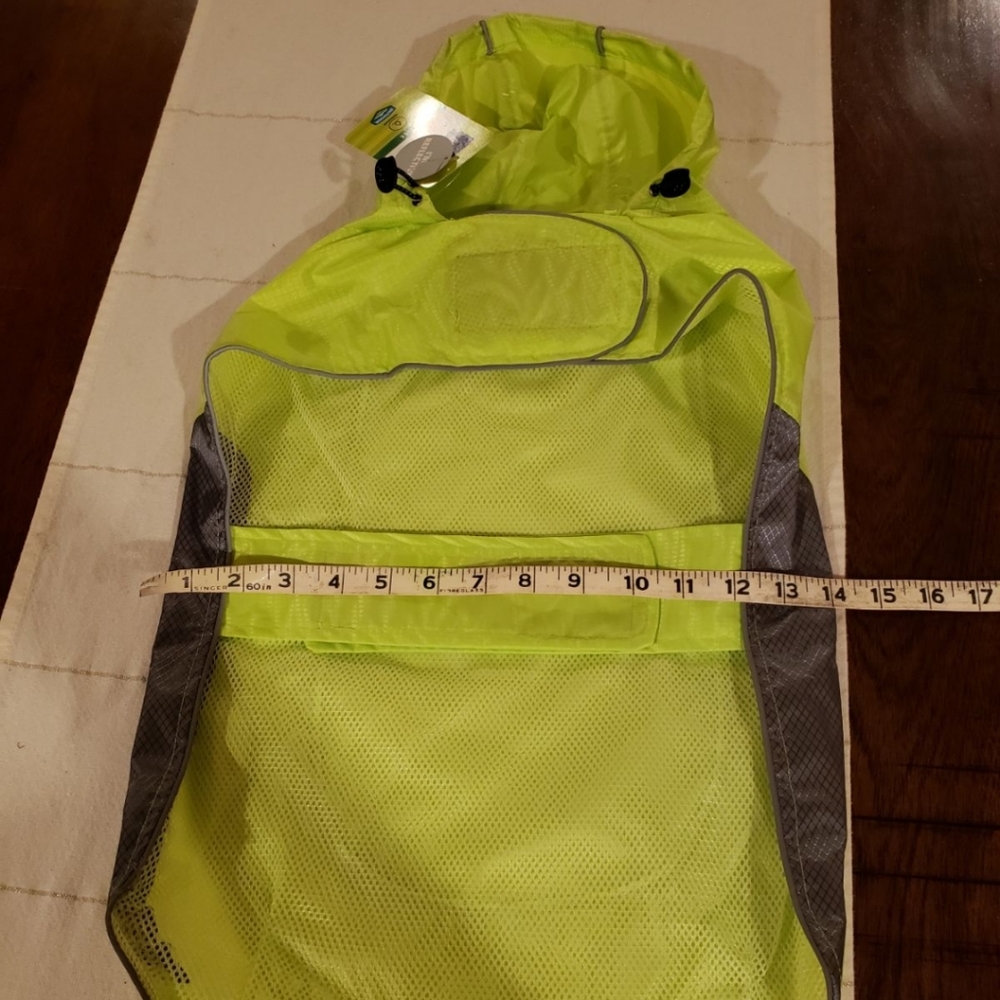 ❤️😍 Host Pick! 🐕❤️  Rain Jacket With Reflective Accents L - Picture 9 of 12